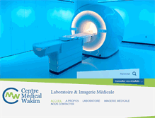 Tablet Screenshot of centremedicalwakim.com